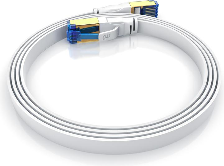 Image du produit Primewire 5x CAT 8.1 Netzwerkkabel Flach, LAN Patchkabel Datenkabel, Flachbandkabel Verlegekabel, Cat 6 Cat 7 (UTP, CAT8.1, 1 m)