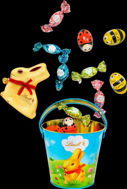 Image du produit Lindt Lapin d'or Assorti Seau de jeu pour enfants (142 g)