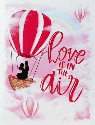 Immagine prodotto MU Classic 3D Pop-Up Grusskarte - Love is in the air (1 pz.)