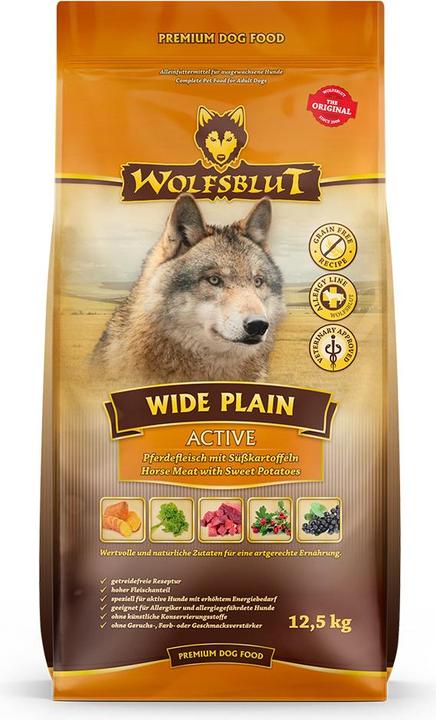 Produktbild Wolfsblut Wide Plain Active (Adult, 1 Stk., 12500 g)