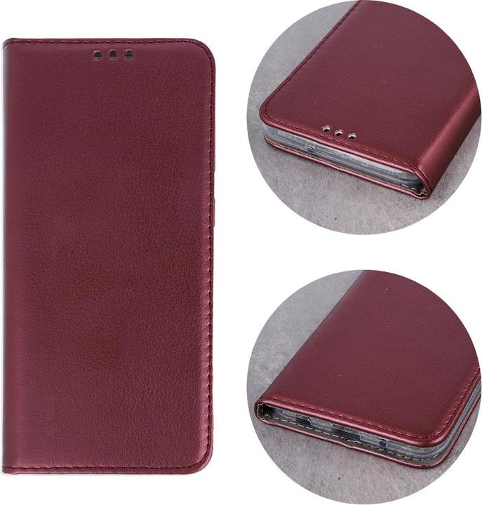 Actual product image OEM Smart Magnetic case for Samsung Galaxy S25 Ultra burgundy (Samsung Galaxy S25 Ultra)