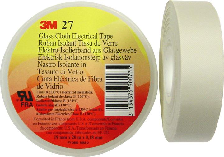 Actual product image 3M 43113902 Glass fibre fabric tape Scotch 27 19 mm x 20 m 1pc. (19 mm)