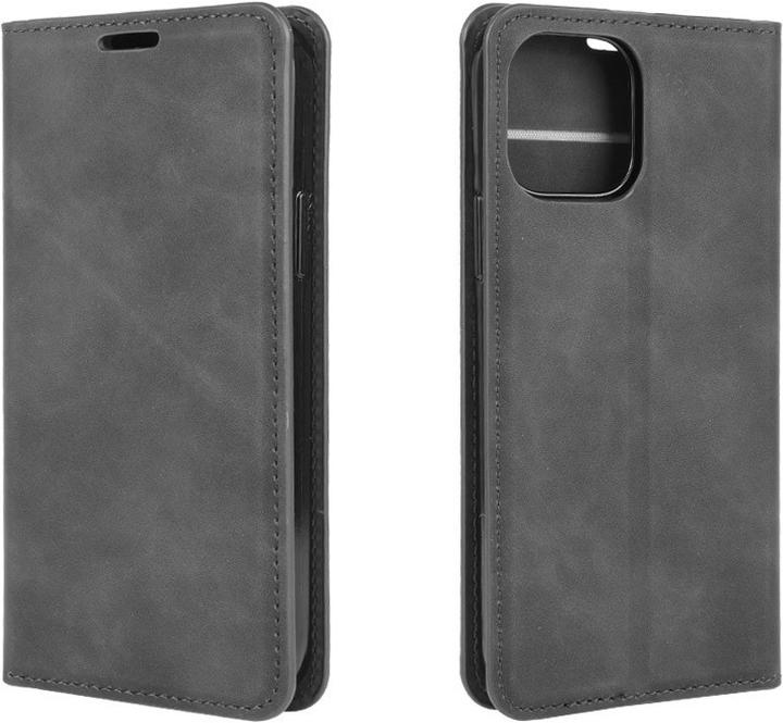 Image du produit Cover-Discount iPhone 12 / 12 Pro - Coque Flip Case Silky Stand noir (Apple iPhone 12, Apple iPhone 12 Pro)