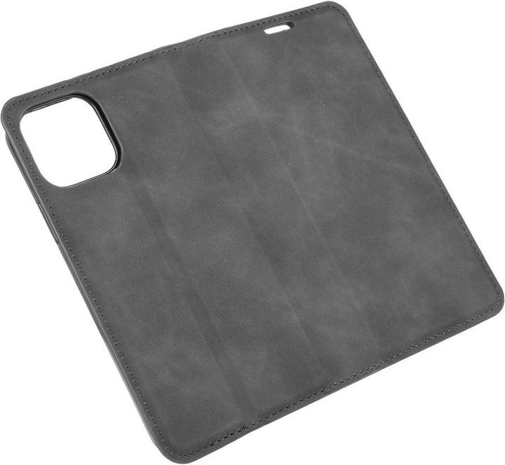 Image du produit Cover-Discount iPhone 12 / 12 Pro - Coque Flip Case Silky Stand noir (Apple iPhone 12, Apple iPhone 12 Pro)