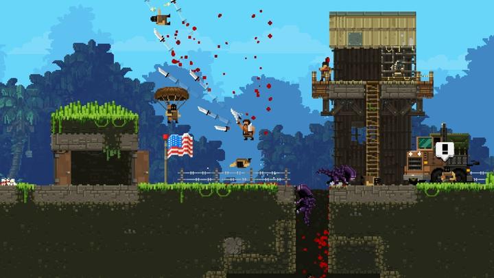 Actual product image Devolver Broforce SWITCH DELUXE (Switch, Switch Lite, Switch OLED, DE)