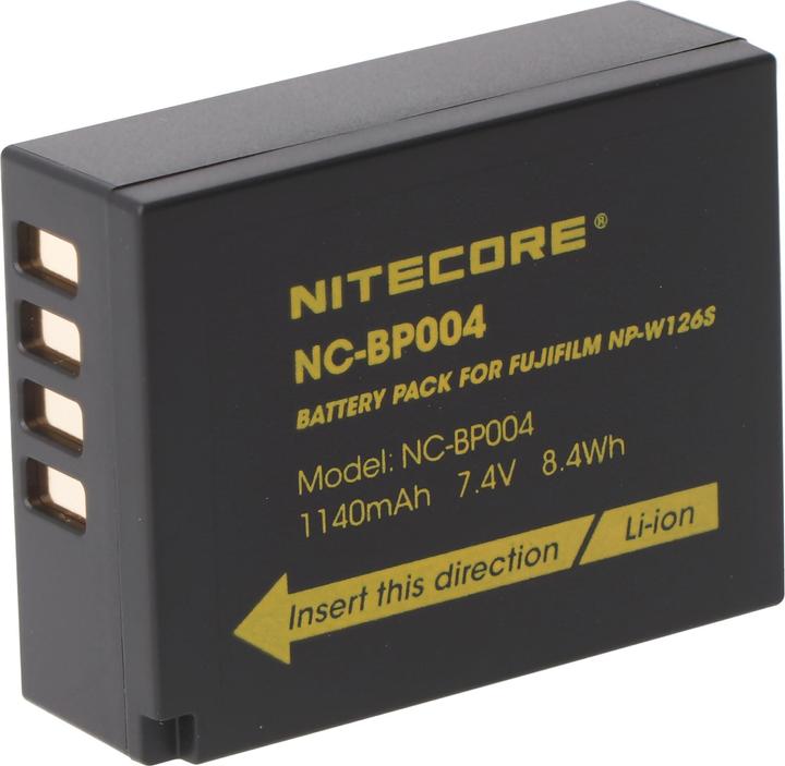 Nitecore NP-W126S Kamera Akku für Fujifilm (Kamera Akku)