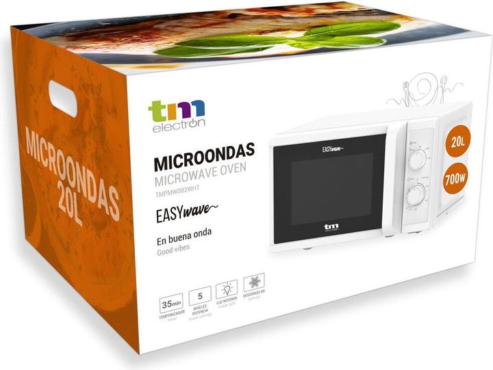 Produktbild TM Electron Mikrowelle mit Grill Weiss 700 W 20 L (EU-Stecker, 20 l)