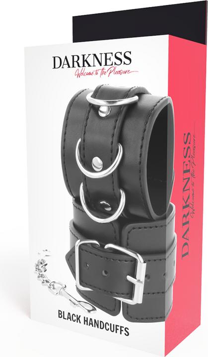 Actual product image Darkness Wrist Restraints Black