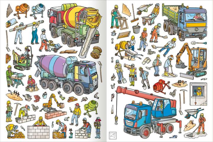 Produktbild Stickerheft - Baustelle