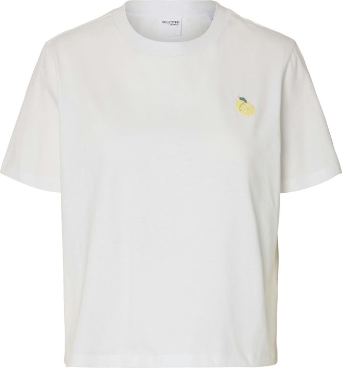 Selected Femme Besticktes T-Shirt mit Rundhalsausschnitt (XL)