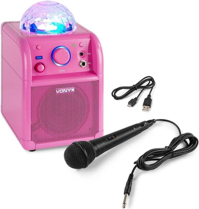 Actual product image Vonyx SBS50B Party Speaker pink (Active)