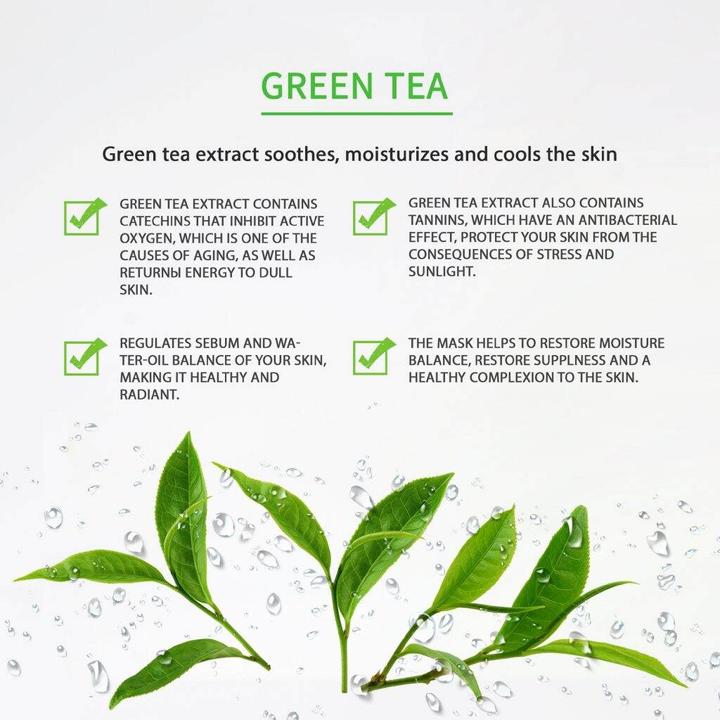 Actual product image JKosmec Green Tea Ultimate Hydrating Mask Pack (25 ml)