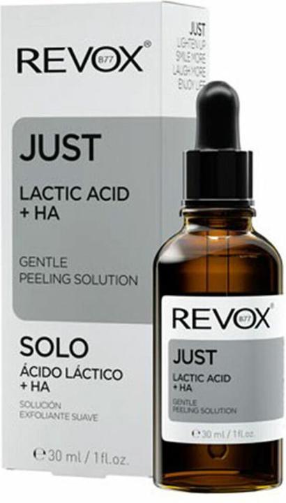 Actual product image Revoxb77 Just Lactic Acid + HA (Exfoliation, 30 ml)