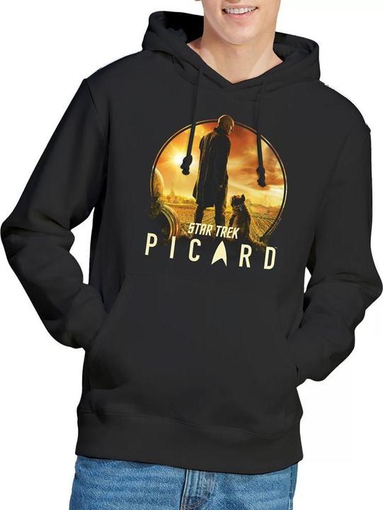 Immagine prodotto Star Trek: Picard A Man and His Dog Felpa con Cappuccio Uomo (XL)