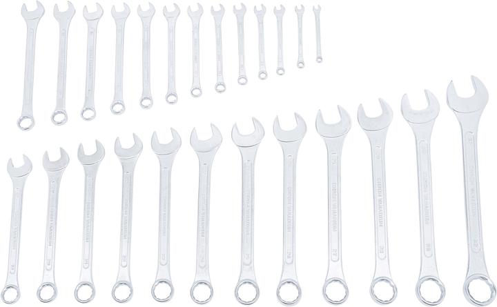 Produktbild BGS Maul-Ringschlüssel-Satz (32 mm, 14 mm, 22 mm, 16 mm, 15 mm, 10  mm, 6 mm, 21 mm, 23 mm, 20 mm, 27 mm, 31 mm, 9 mm, 18 mm, 8 mm, 13 mm, 25 mm, 19 mm, 29 mm, 12 mm, 7 mm, 17 mm, 26 mm, 28 mm, 30 mm, 11 mm, 24 mm)