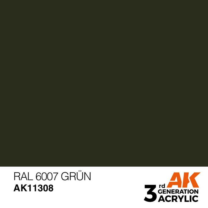 Actual product image AK Interactive RAL 6007 Green (RAL 6007 Green)