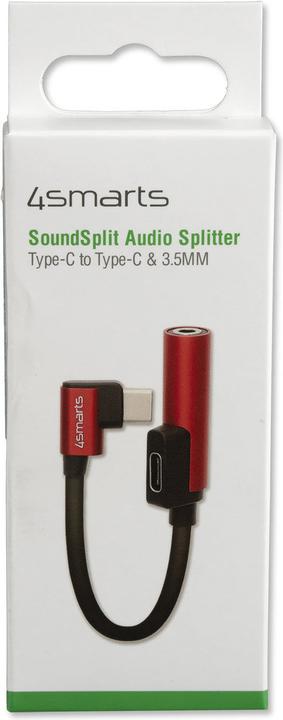 Produktbild 4smarts SoundSplit (USB Typ C, USB Typ C, 3.5mm Buchse)