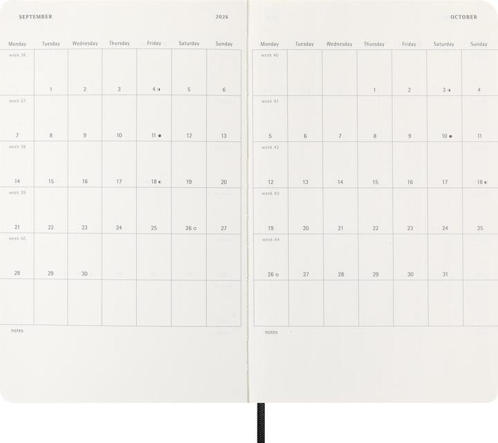 Image du produit Moleskine Agenda commercial Daily (13 x 21 cm, Anglais)