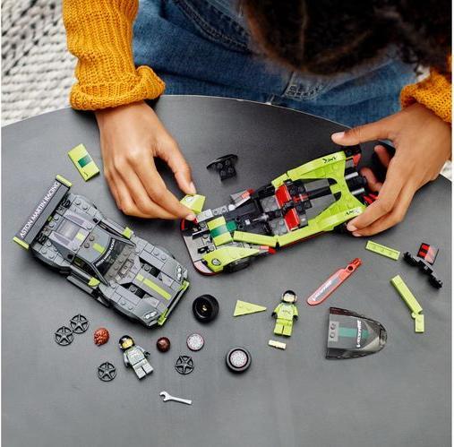 Produktbild LEGO Aston Martin Valkyrie AMR Pro & Aston Martin Vantage GT3 (76910, LEGO Speed Champions)