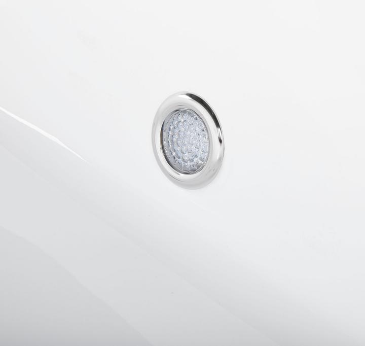 Produktbild Beliani Whirlpool Badewanne freistehend weiss mit LED 170 x 80 cm NEVIS (237 l, 170 cm, 80 cm)