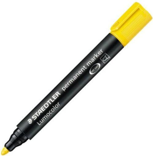 Image du produit Staedtler Lumocolor (Noir, Jaune, 2 mm, 1 x)