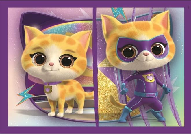 Actual product image Clementoni Puzzle 4in1 Disney Super Kitties (24 pieces)