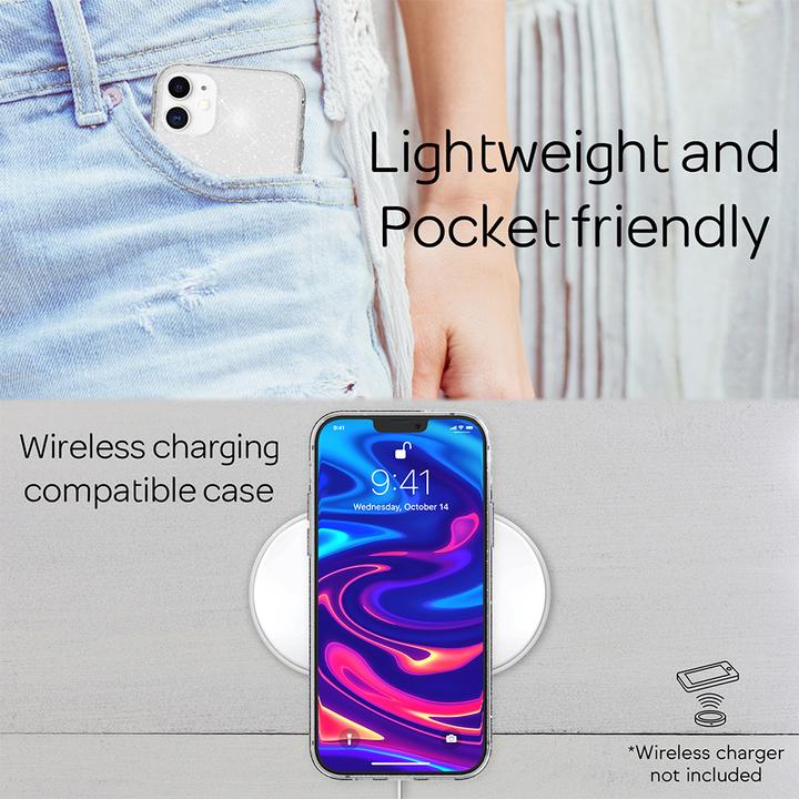 Actual product image Nalia Glitter mobile phone case (Apple iPhone 12 Pro, Apple iPhone 12)