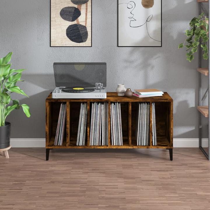 Actual product image VidaXL Plattenschrank Räuchereiche 100x38x48 cm Holzwerkstoff