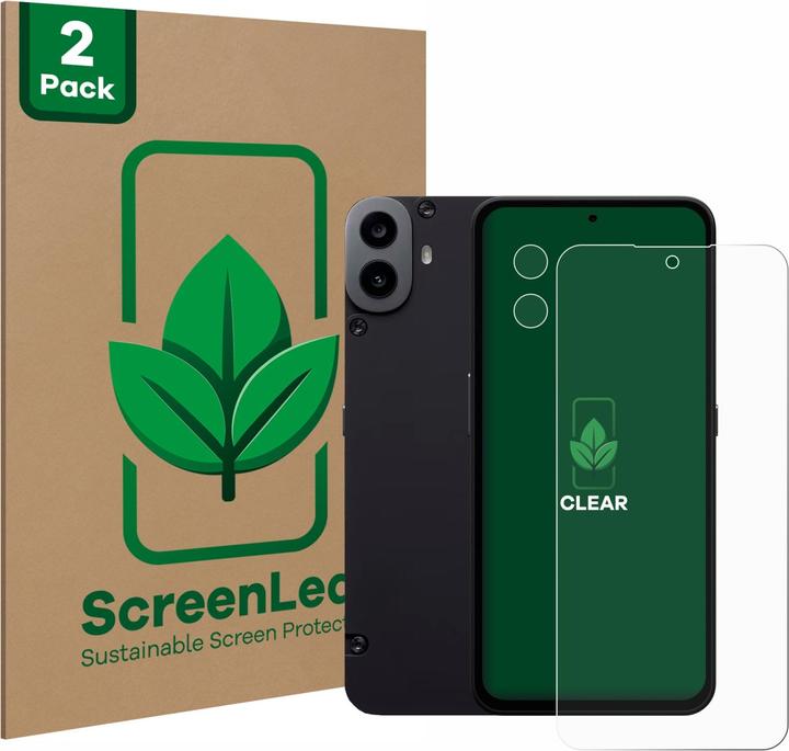 Image du produit ScreenLeaf Film de protection durable Protection d'écran Film clair transparent (2 pièce(s), Nothing CMF Phone 1)
