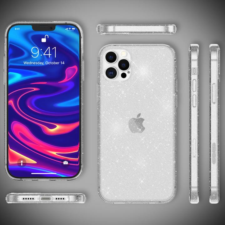 Produktbild Nalia Glitzer Handyhülle (Apple iPhone 12 Pro Max)