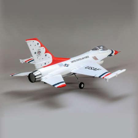 Produktbild E-Flite FLIEGER F-16 THUNDERBIRD 813mm EP BNB mit AS3X/SAFE TECHNOLOGY BNF BASIC (Jet)