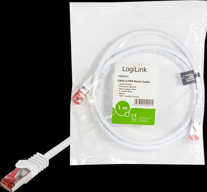 Produktbild LogiLink Netzwerkkabel (S/FTP, CAT6, 3 m)