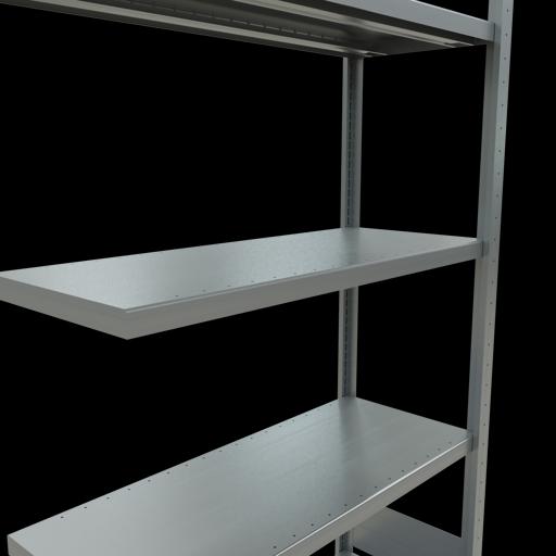 Actual product image Schulte Lagertechnik MULTIplus250 boltless add-on bay system with length bolts