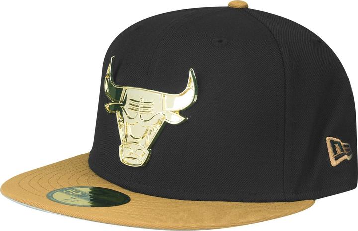 New Era 59Fifty Fitted Cap METAL BADGE Chicago Bulls - 7 5/8 (7 5/8)