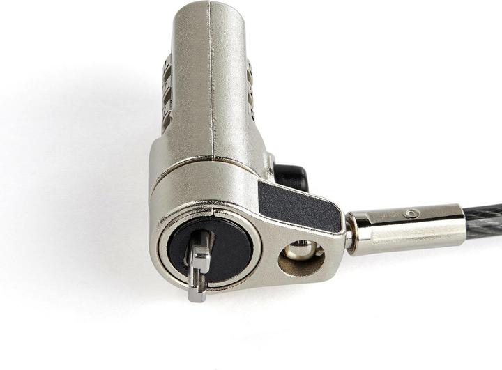 Actual product image StarTech LTLOCKNANO laptop lock (2m cable, Nano lock, individually selectable combination
