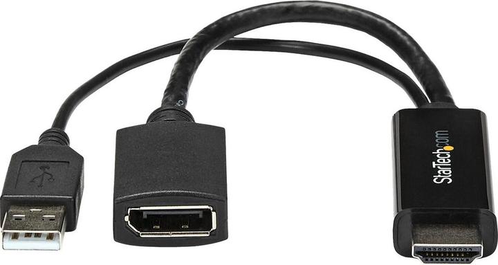 Immagine prodotto StarTech ADATTATORE DA HDMI A DP 1.2 - 4K (USB, HDMI, 25.50 cm)