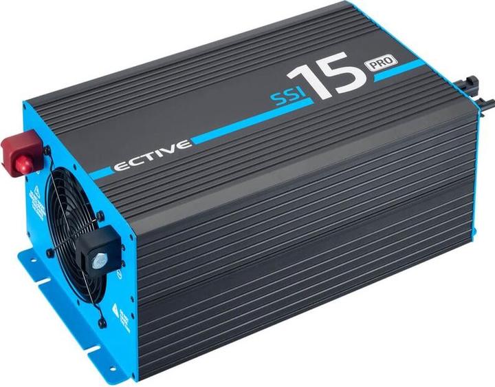 Immagine prodotto Ective Inverter SSI 15 PRO 1500W/12V 4in1 ad onda sinusoidale con circuito di priorità di rete