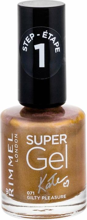 Rimmel London Super Gel By Kate STEP1 (044 Guilty Pleasure, Gel-Effekt Nagellack)