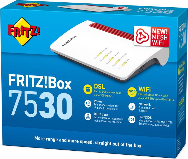 Actual product image AVM FRITZ!Box 7530 International / CH