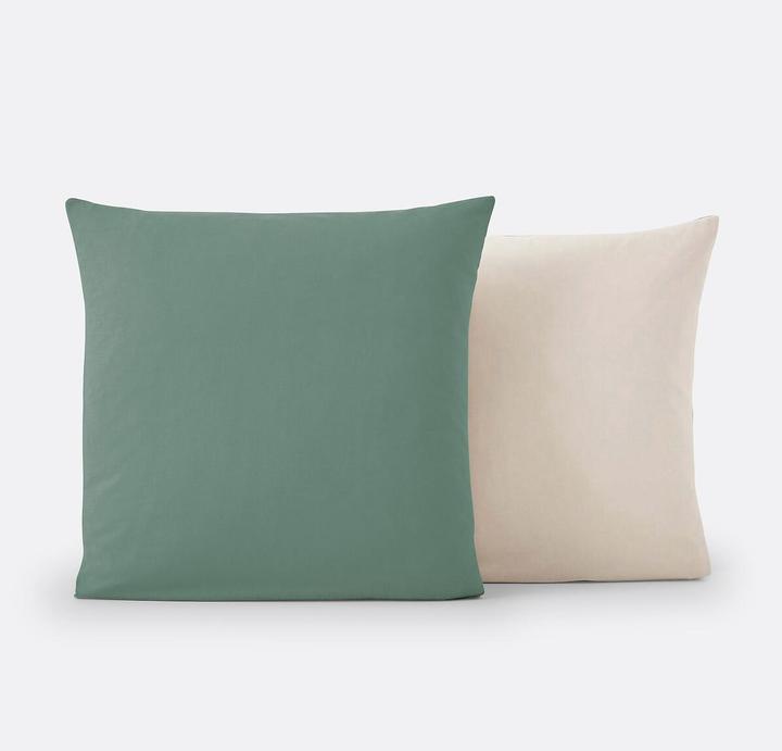 Image du produit So'home Coton Bicolore (Taie d'oreiller, 64 x 64 cm)