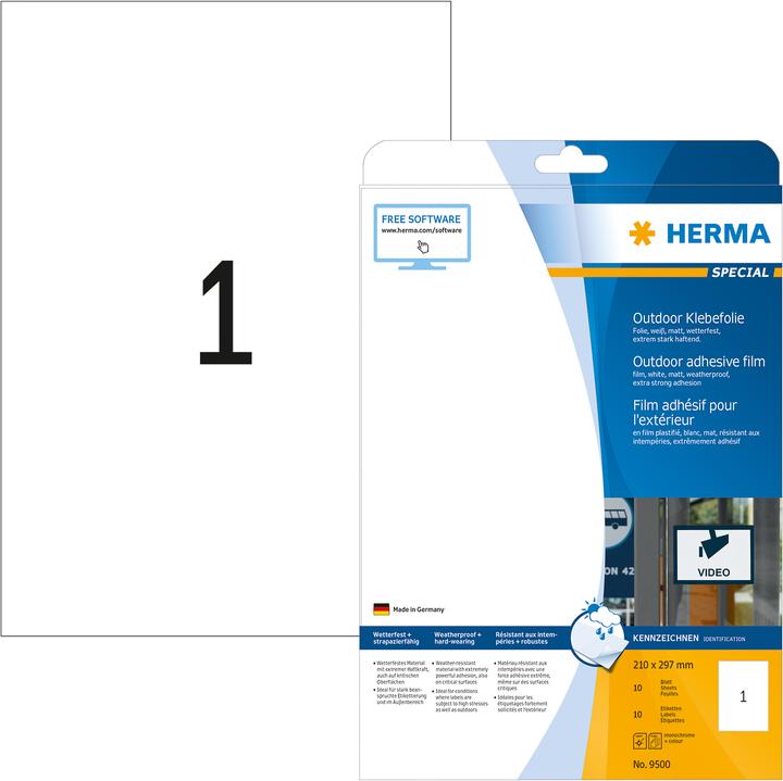 HERMA Wetterfeste Etiketten A4