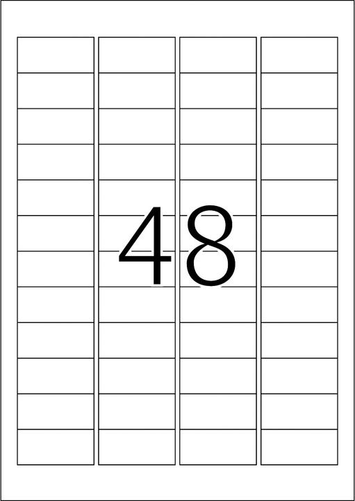 Actual product image HERMA Weatherproof labels A4