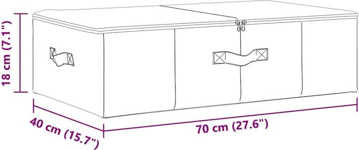 Produktbild VidaXL Boone (70 x 40 x 18 cm)