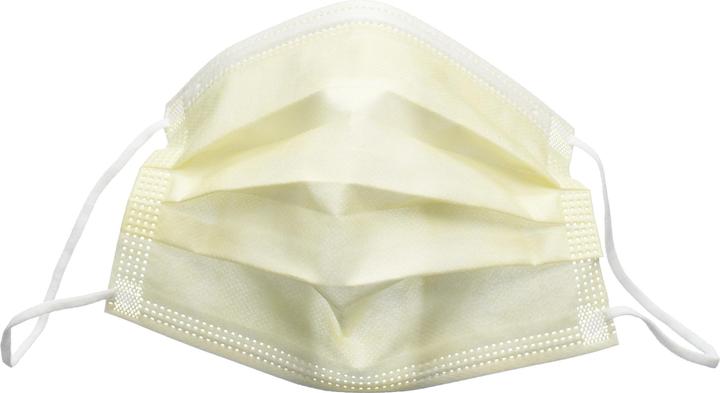 Image du produit VaSano Masque chirurgical extra type IIR allemand/français/italien/anglais jaune (Classe de protection 1, 50 x)