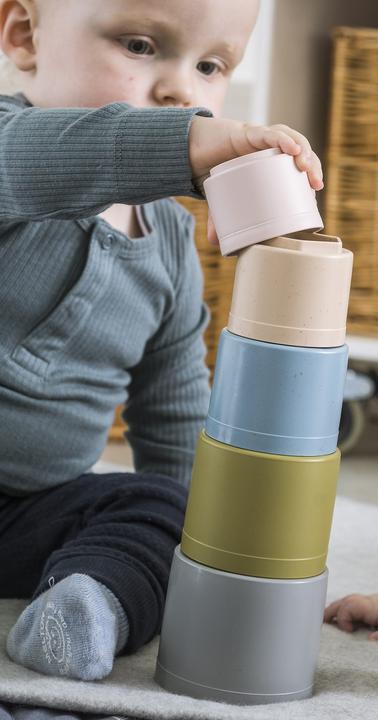 Actual product image dantoy Tiny Bio stacking cups