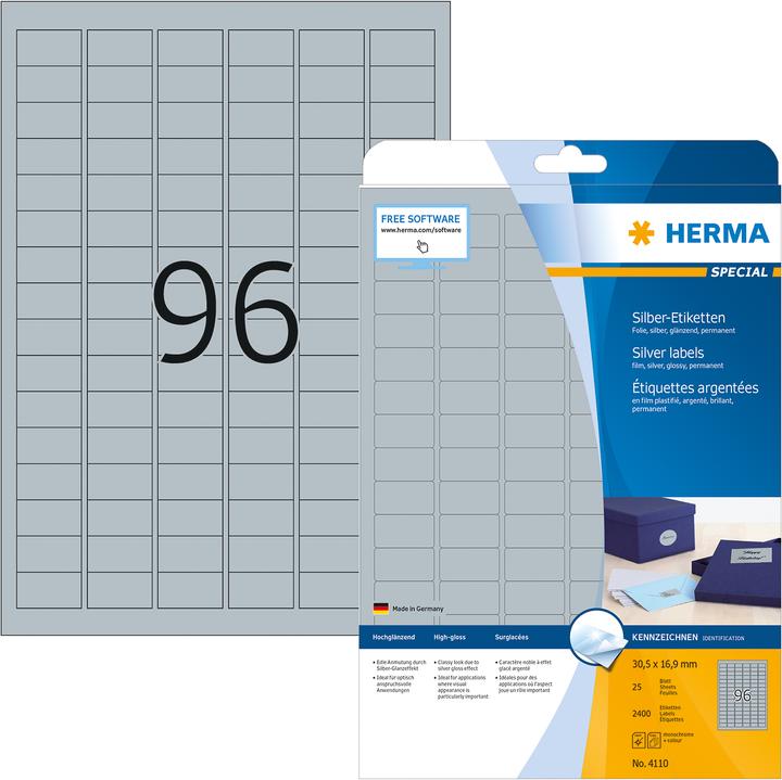 Immagine prodotto HERMA Etichette colorate resistenti alle intemperie A4