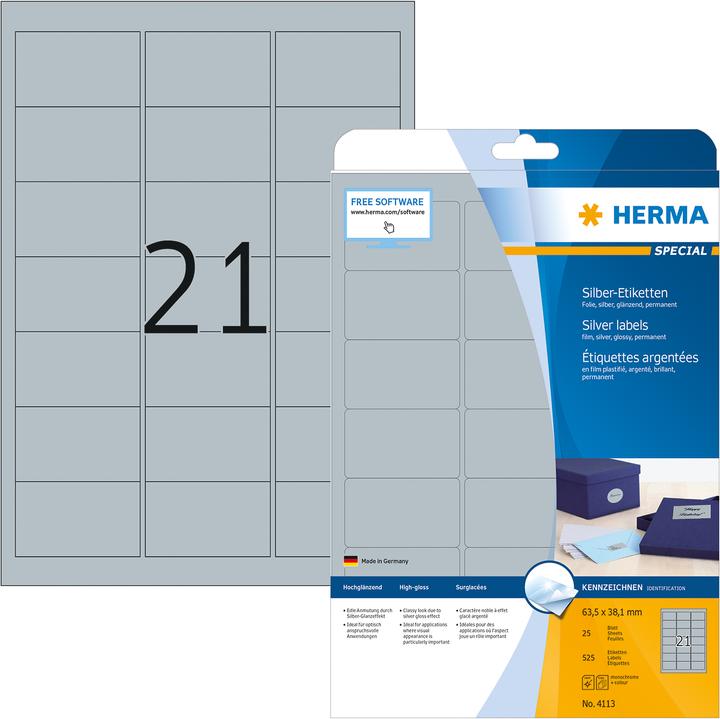 Immagine prodotto HERMA Etichette colorate resistenti alle intemperie A4