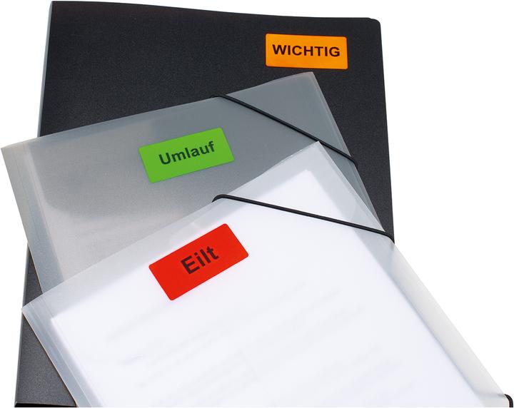 Actual product image HERMA Neon labels A4
