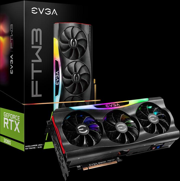 Produktbild EVGA GeForce RTX 3080 FTW3 Gaming (10 GB)