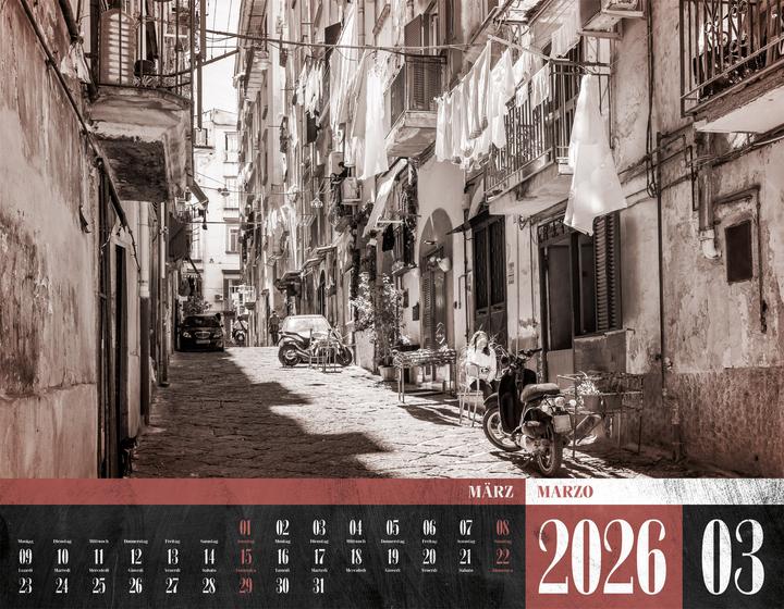 Produktbild La Dolce Vita - Italienische Lebensart Kalender 2026 (54 x 42 cm, Harter Einband, Italienisch, Deutsch)